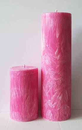 Oltárna ružová sviečka